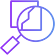 defect detection icon purple