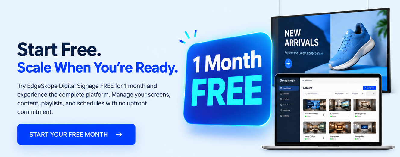 1 Month Free
